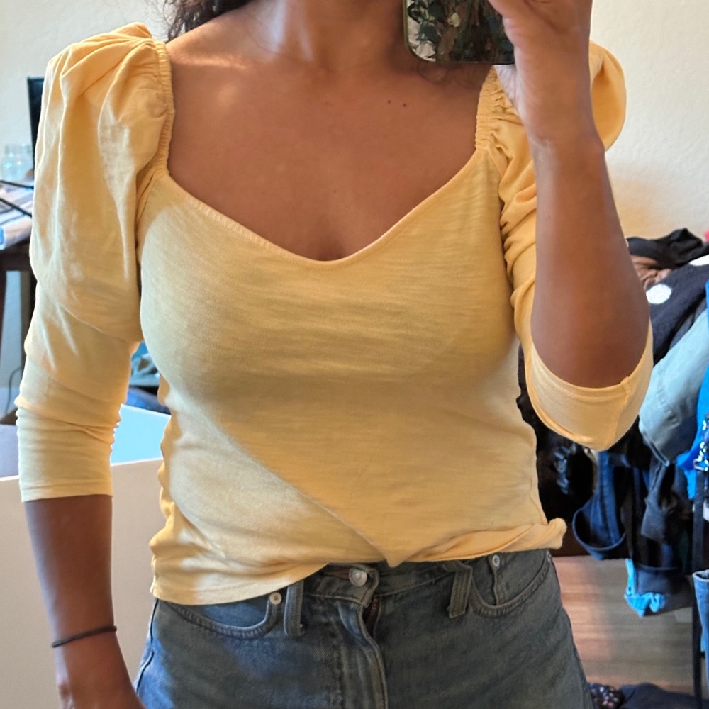 Nation LTD Soft Beige Top